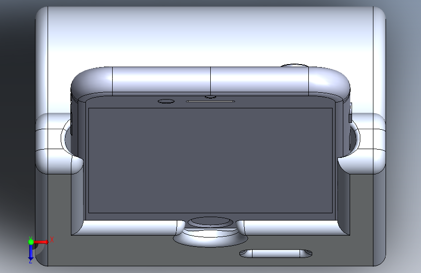适用于iPhone 6, 6s的支架 俯视图