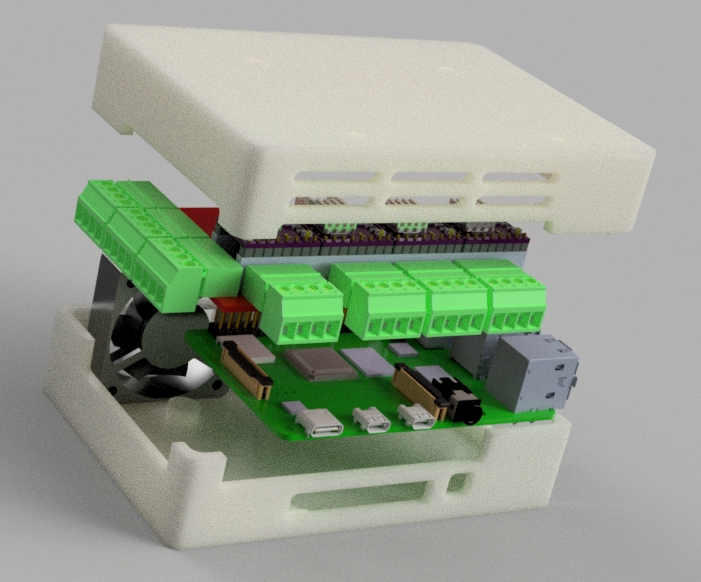 树莓派 V4 _ Protoneer CNC 帽子保护壳