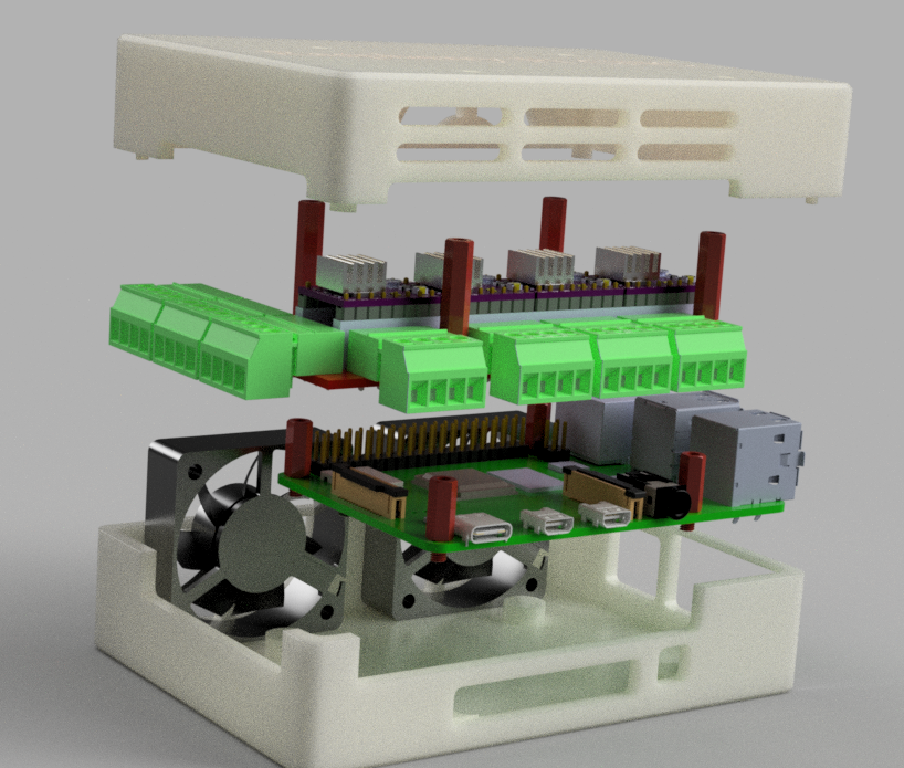 树莓派 V4 _ Protoneer CNC 帽子保护壳