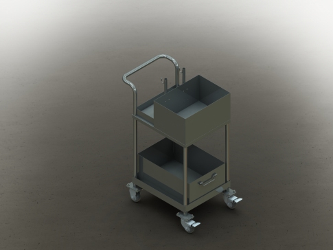 维护或清洁用推车