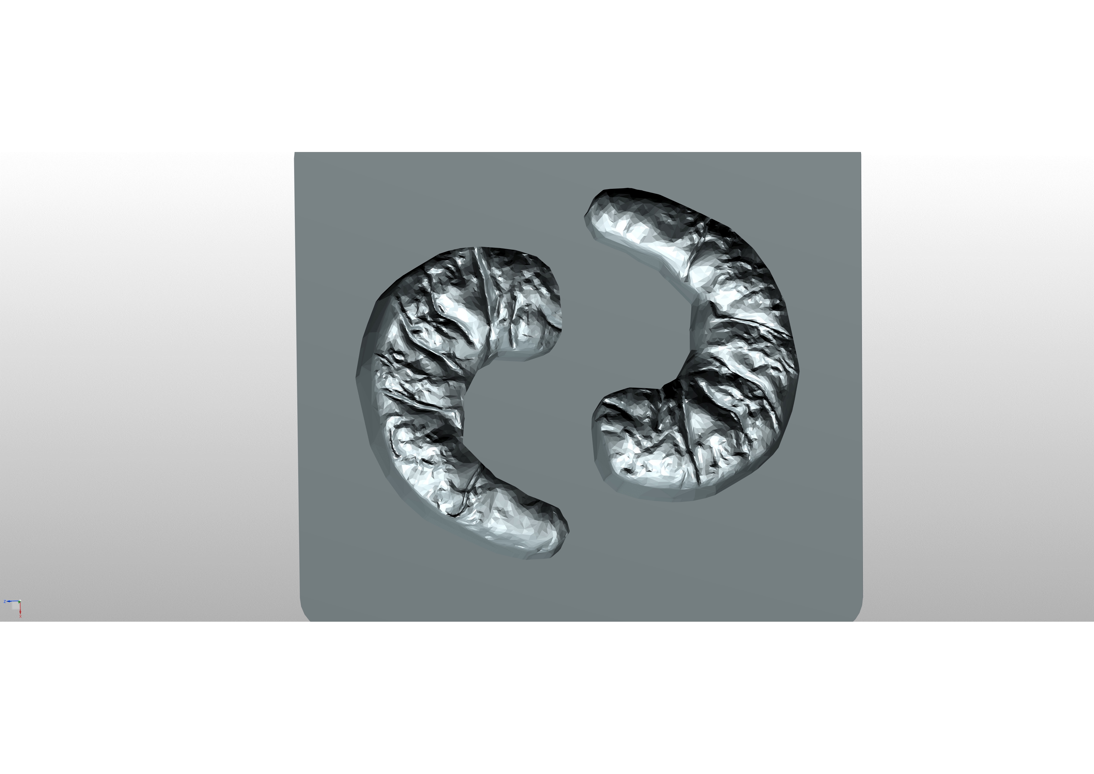 虾仁模具 双腔 模压