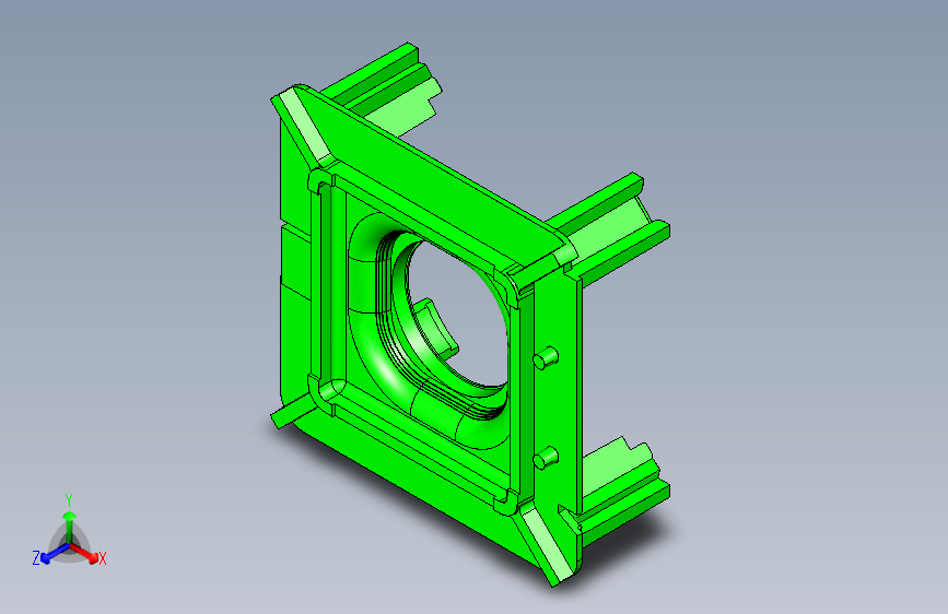 植入设备外壳底部