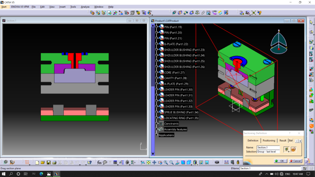 注射模设计和零件装配