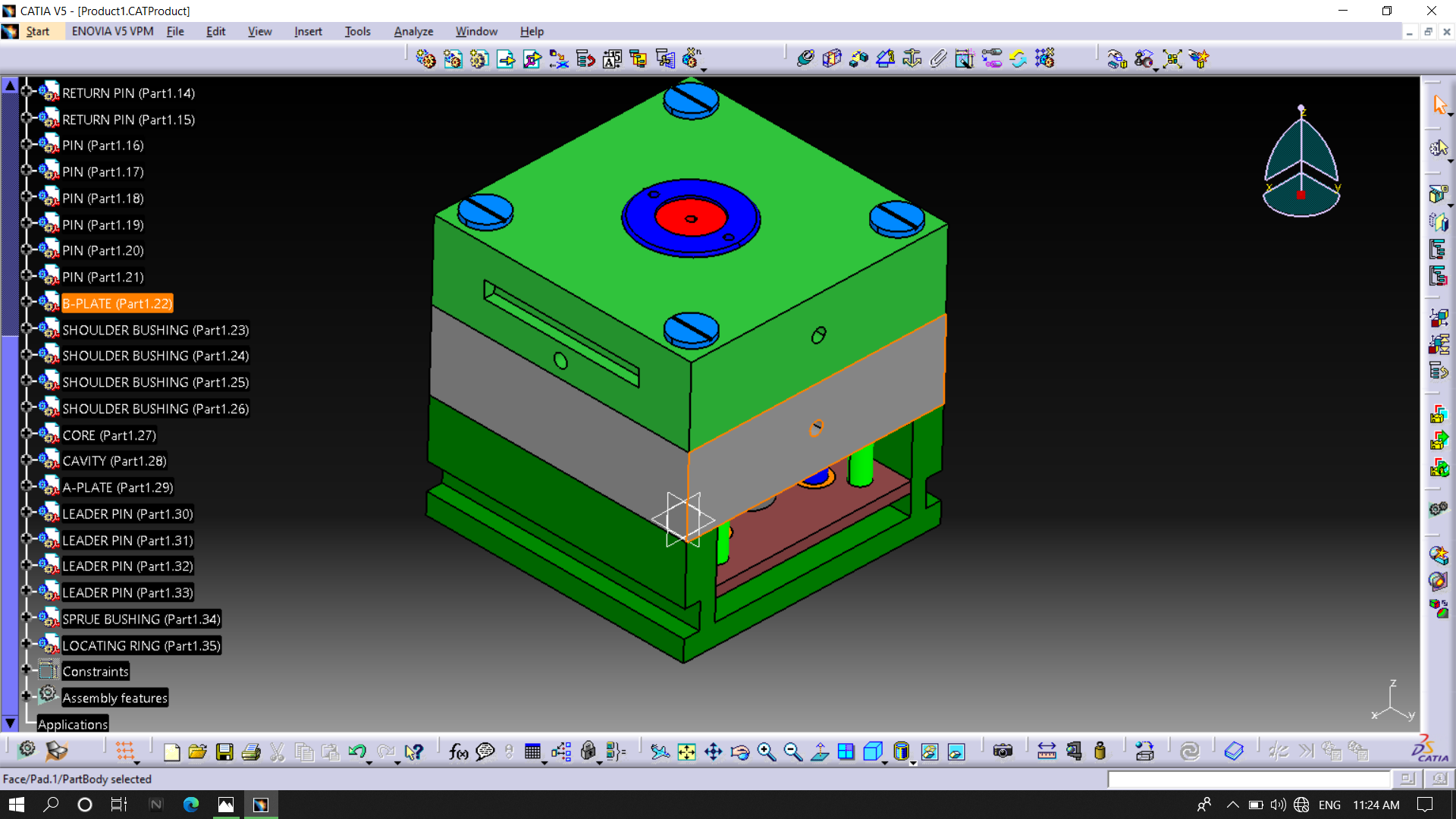 注射模设计和零件装配