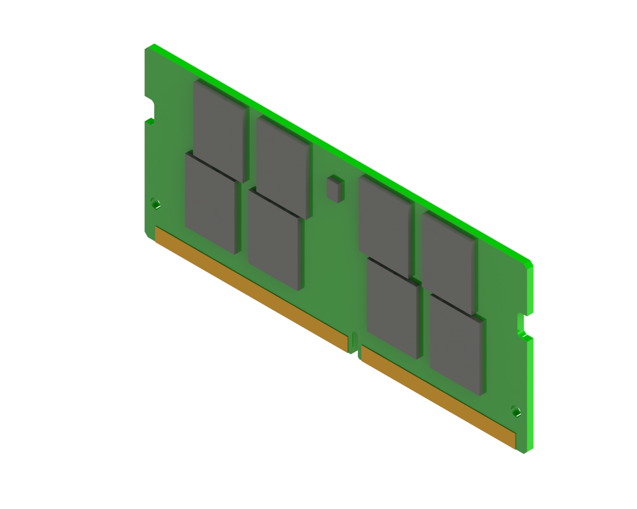 16GB (x64, DR) 260-Pin DDR4 SODIMM - 低细节