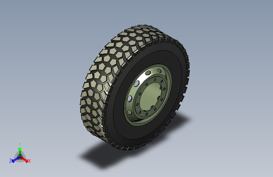 315_80R22.5 半挂车轮胎及轮毂