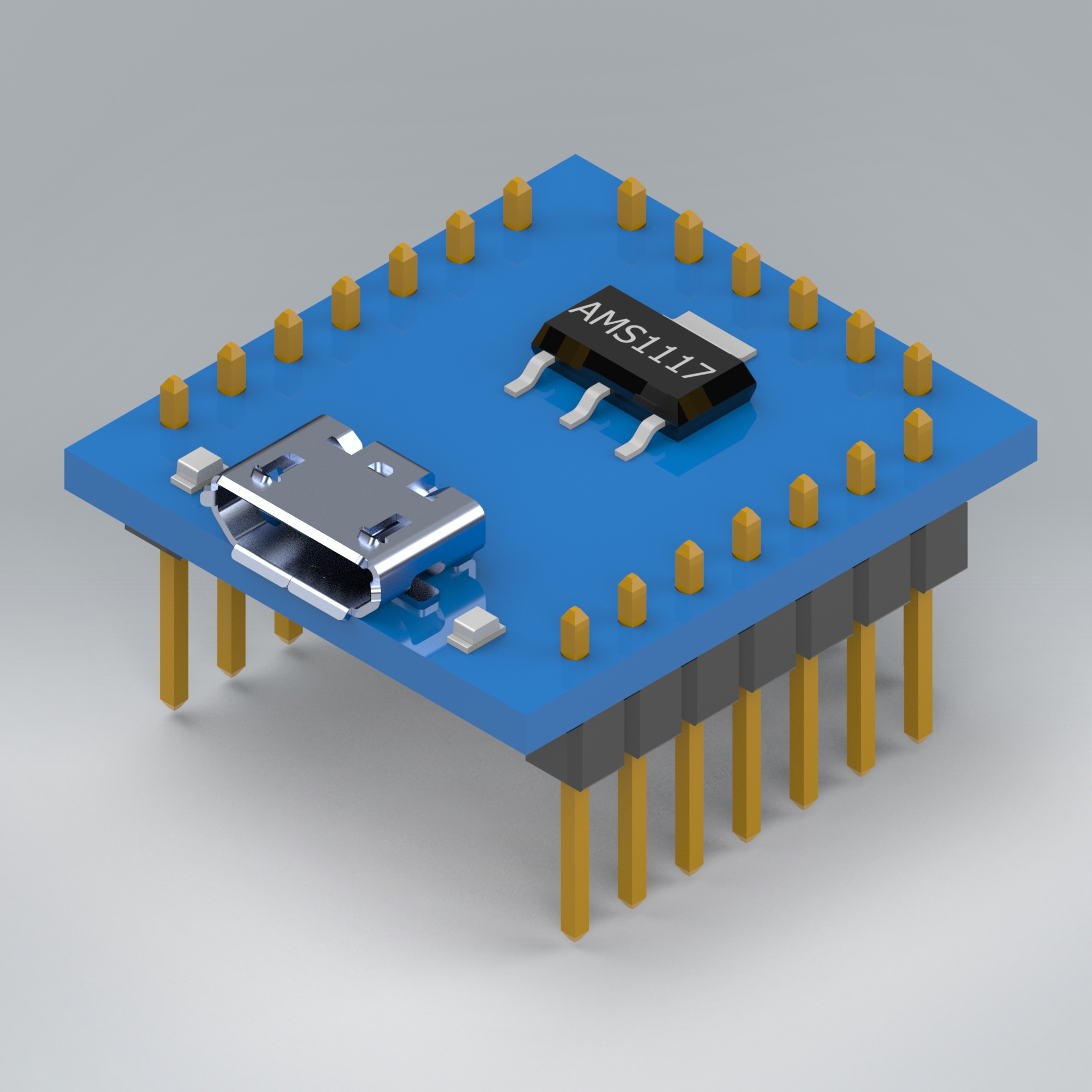 ATMega32U4 BS PMicro Arduino 板子