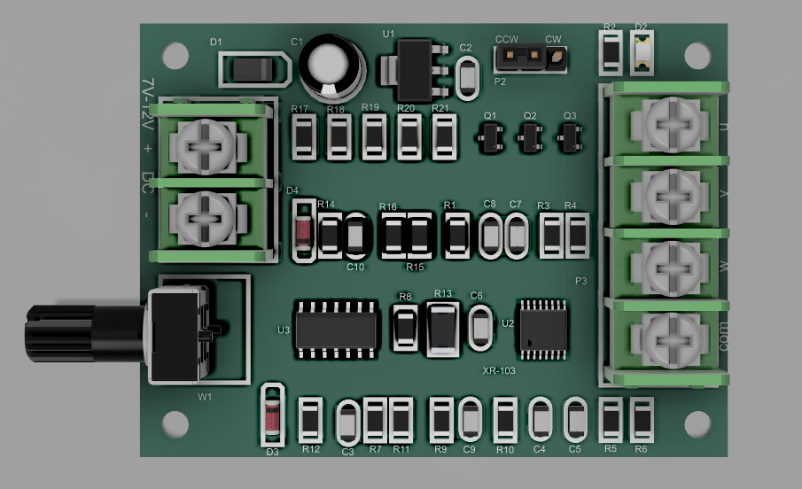 BLDC电机驱动器DRV11873板