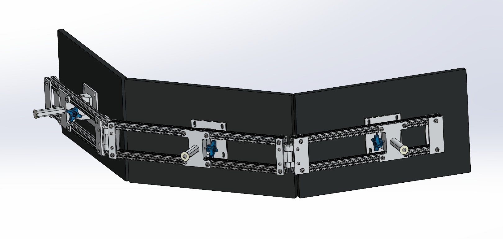 三屏显示器支架