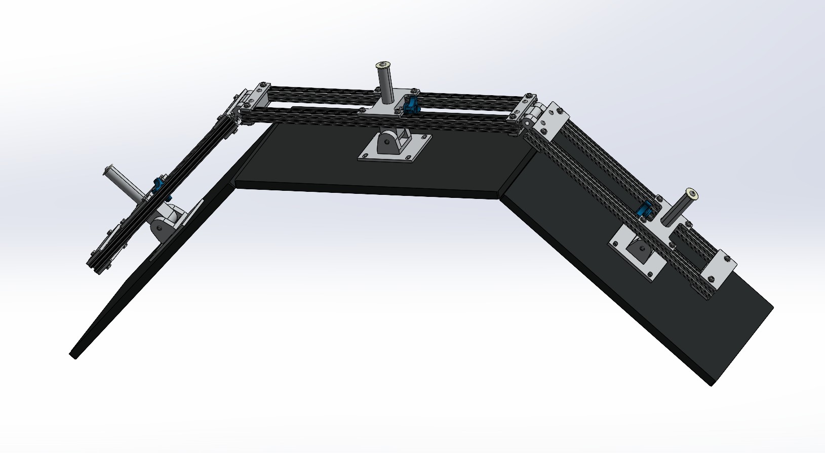 三屏显示器支架