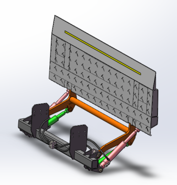 倾斜式液压升降平台