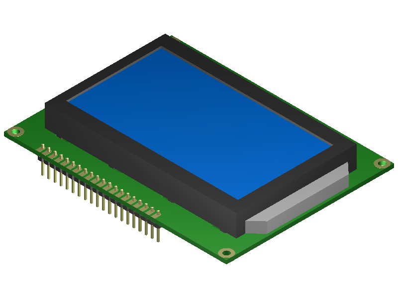 KS0108 128 x 64 液晶显示屏