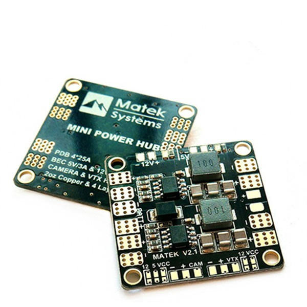 Matek v2.1 电源分配板 PDB 带 BEC 5V 和 12V