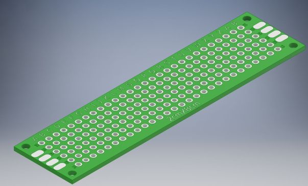 PCB板原型制作 2x8厘米