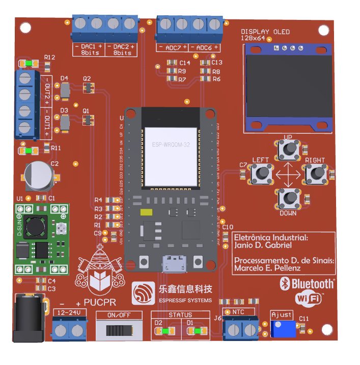 PUCPR ESP32 数字处理系统套件