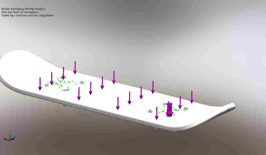 Solidworks有限元法与工程评论 - 快速分析 - 滑板 #27