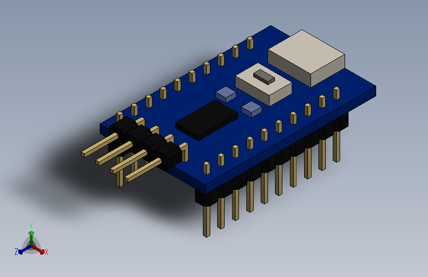 STM8模块开发板 STM8S103F3P6