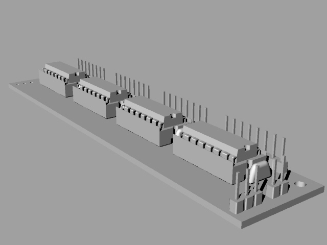 Ultra Shift-o-Tron - 四通道 74HC595