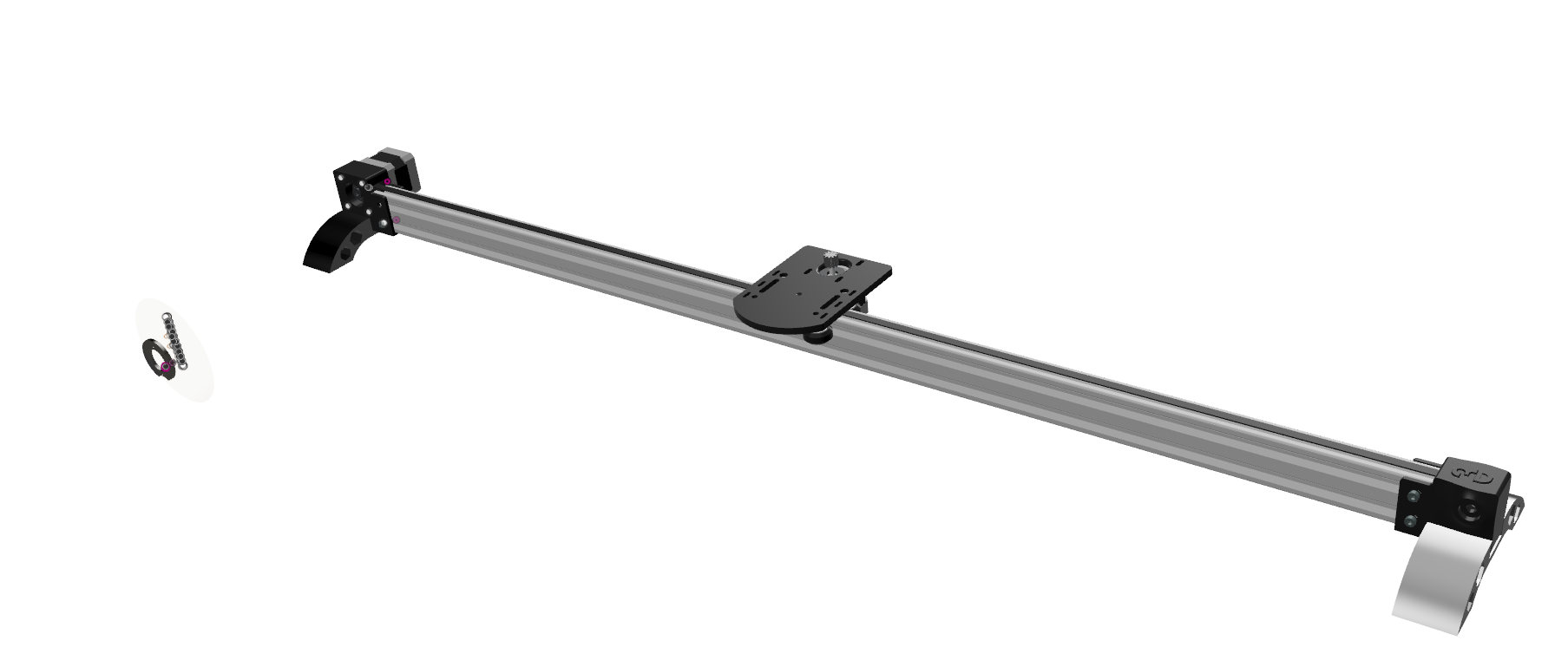 V槽线性运动相机滑块