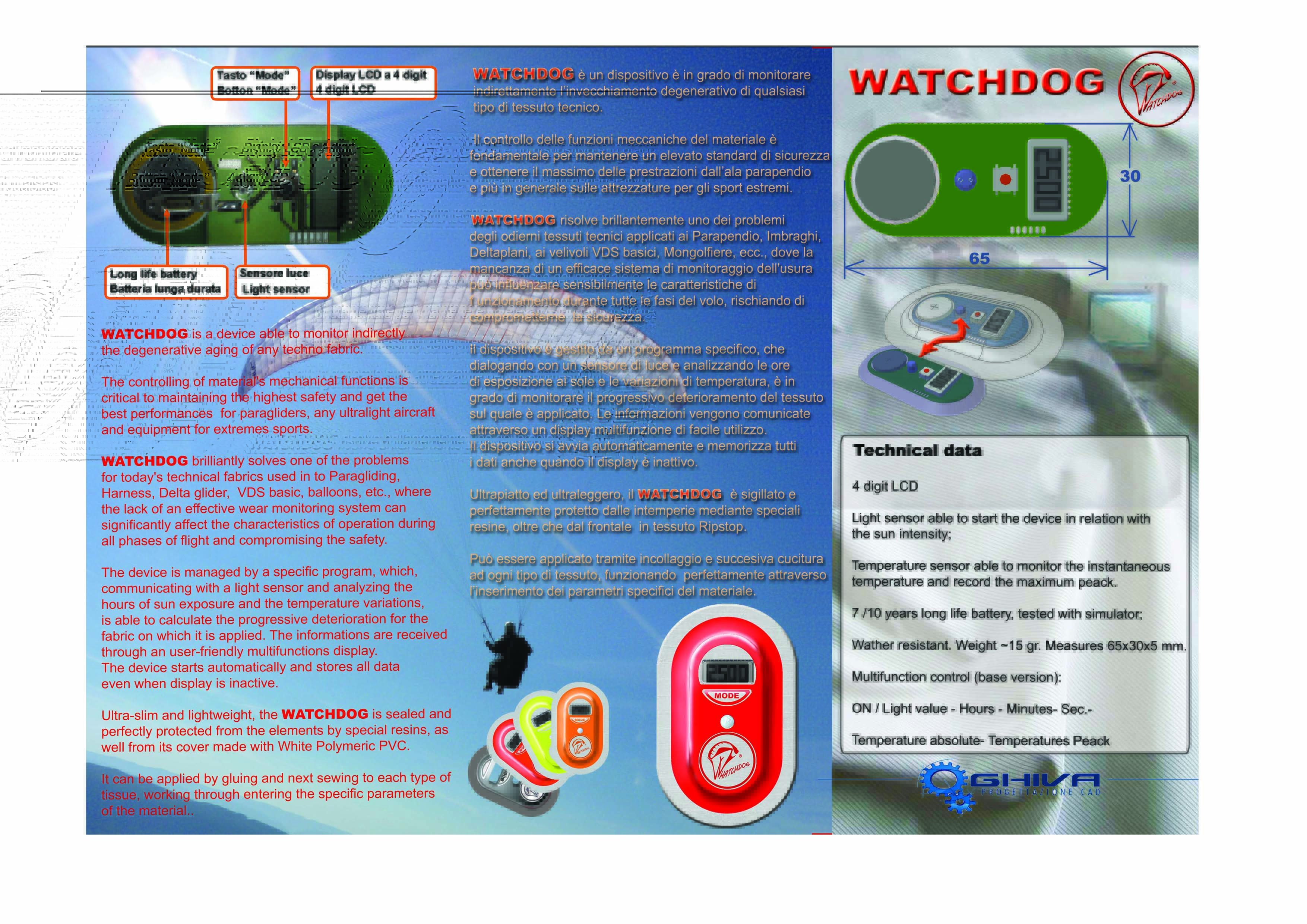 WATCHDOG - 能够间接监测每种技术织物退化性衰老的设备