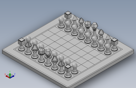 柏拉图立体棋子