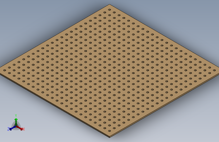 电气面板，1'x1' 预钻孔