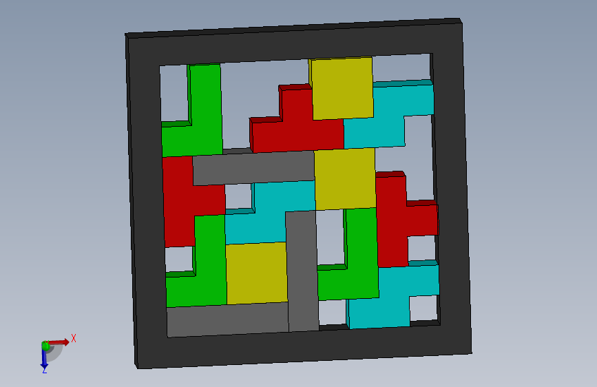 俄罗斯方块模型板