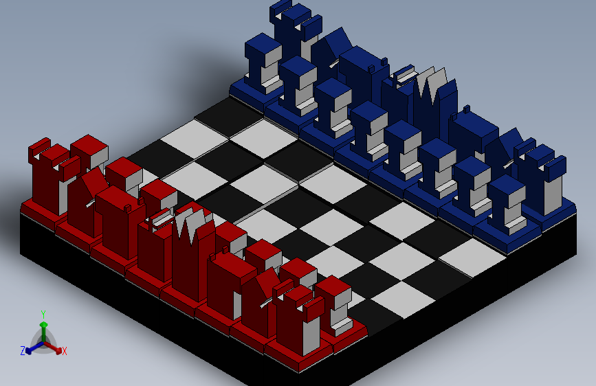 几何国际象棋套装