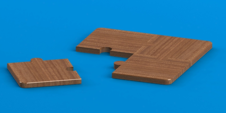 木制拼图砧板