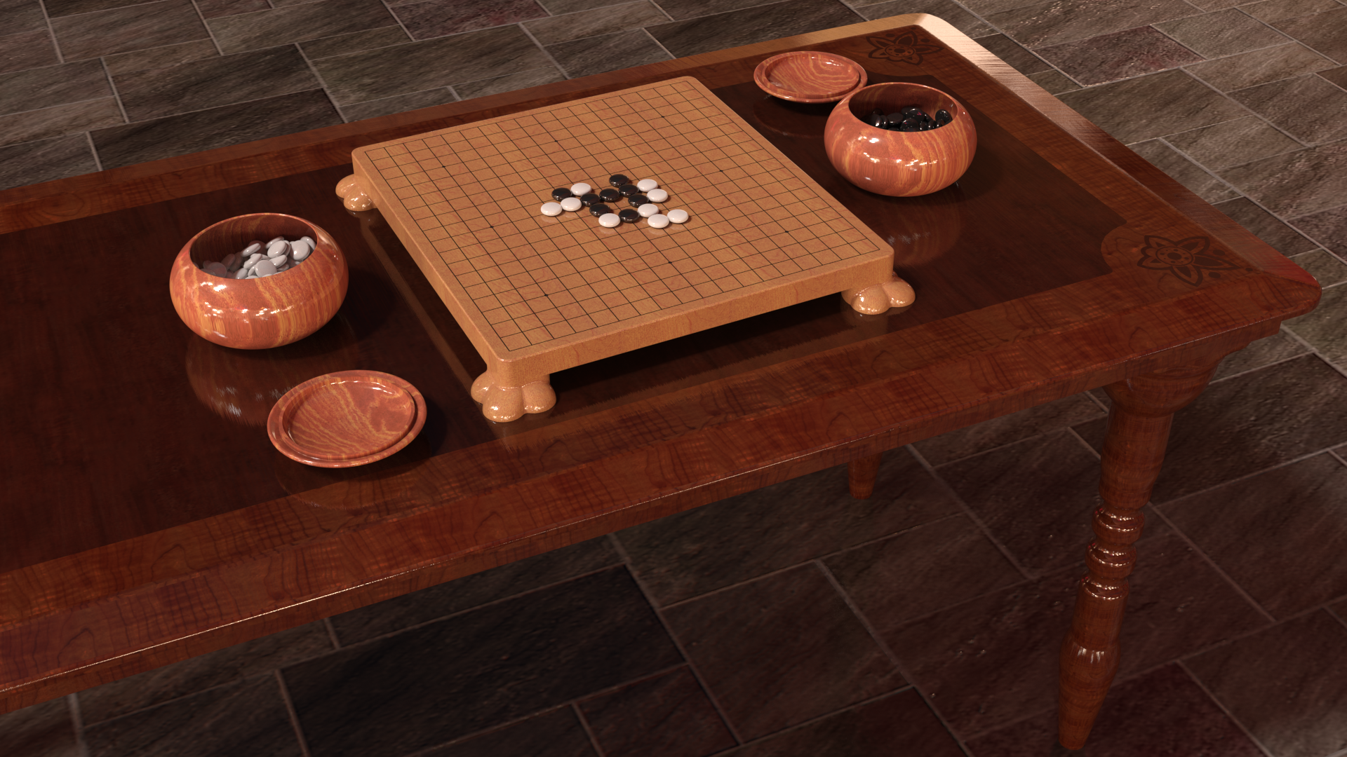 棋盘+碗