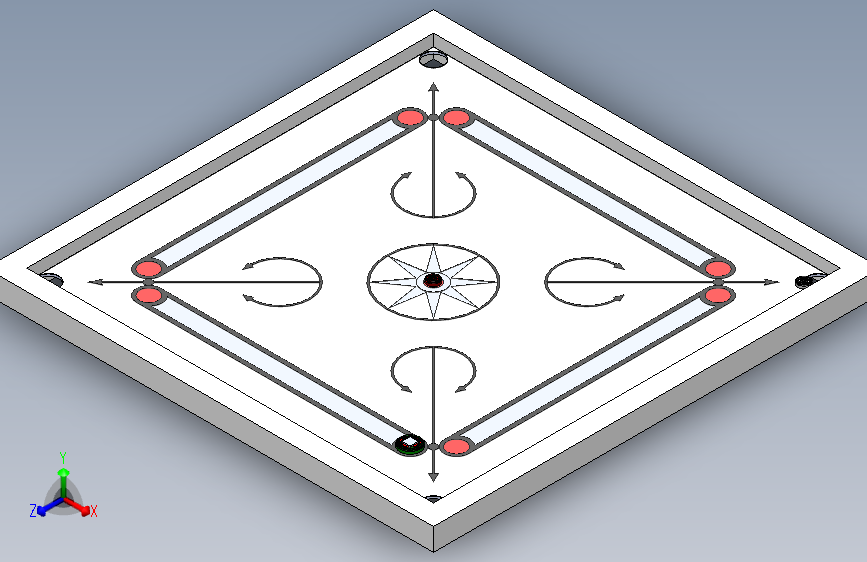 跳棋盘