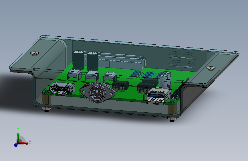 小型电路板的钣金组件