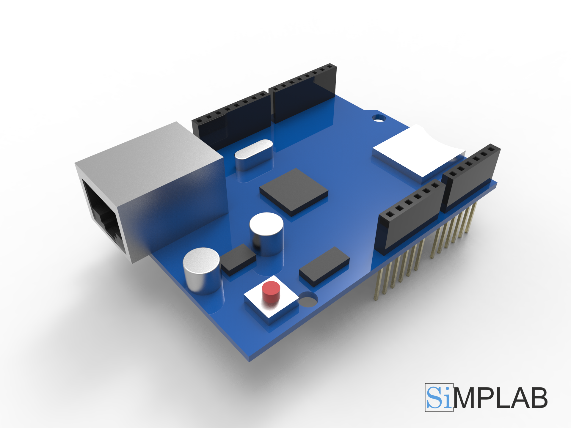 以太网屏蔽板用于Arduino