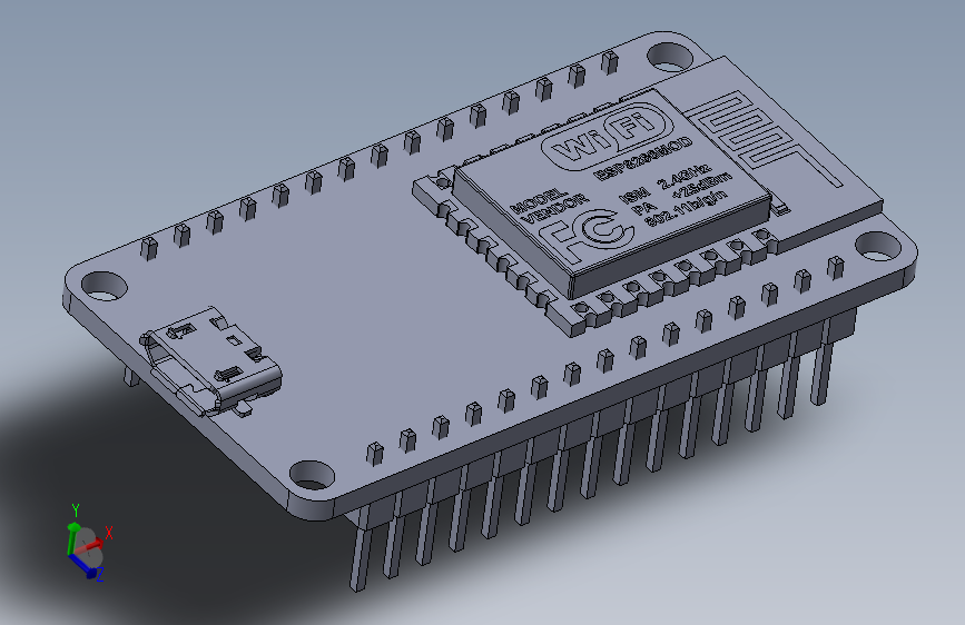 用于快速打印的 nodeMCU 支架