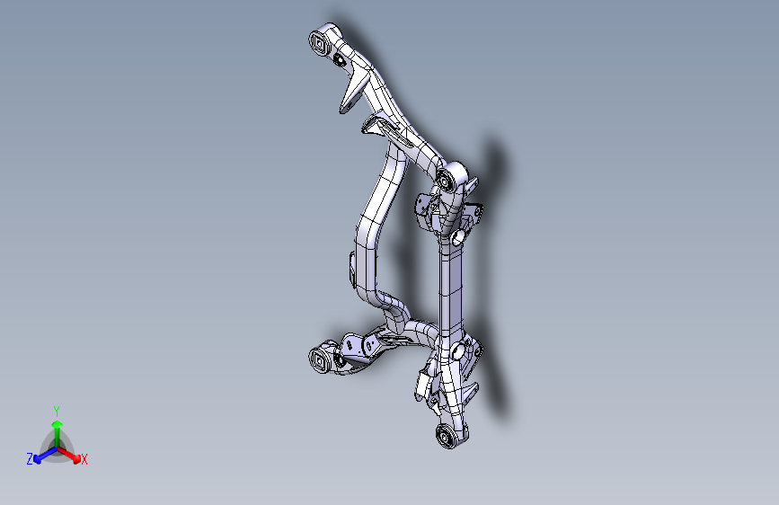 奥迪-A6L-底盘-020105 - Rear Sub-Frame