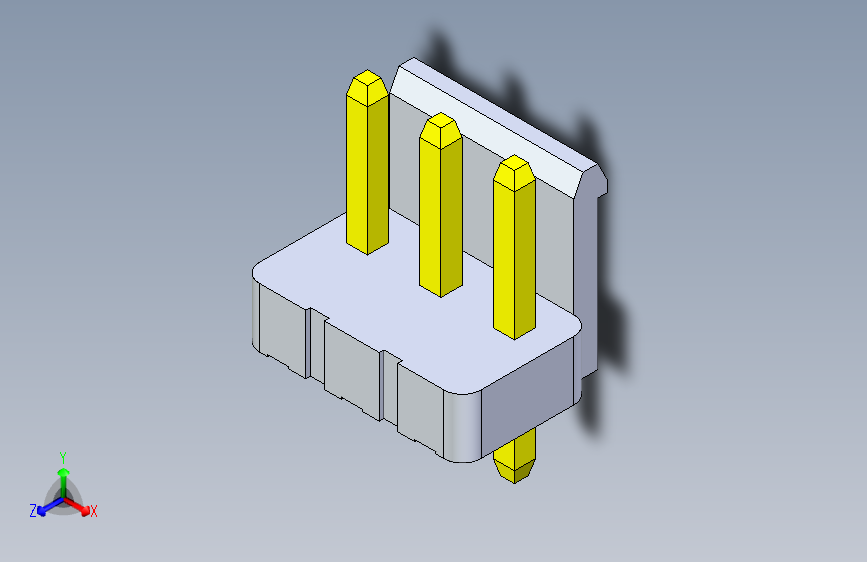直插式阵列（公） 7.92mm 节距