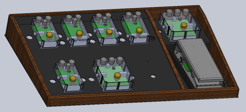 自制效果踏板和电路板