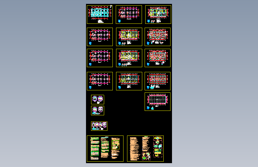 三层办公楼结构图--1655350-75