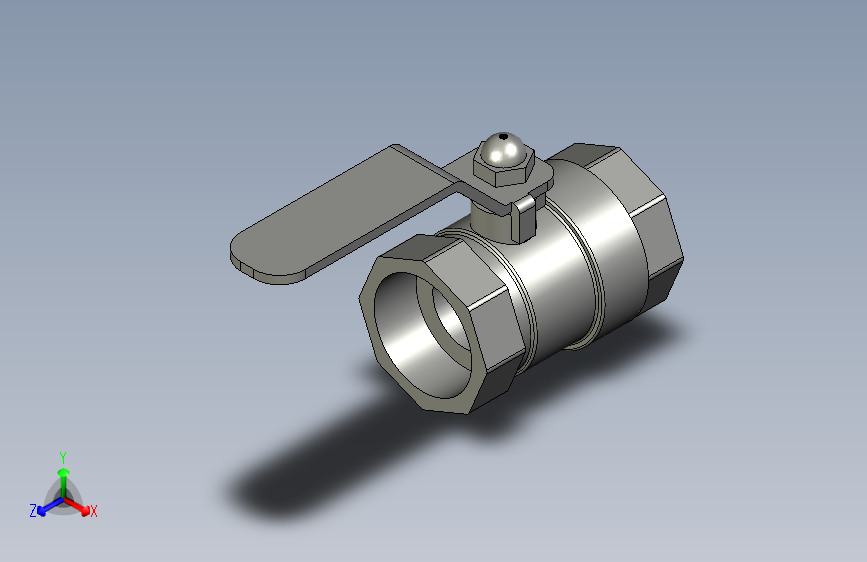 DN25手动铜球阀-dtk