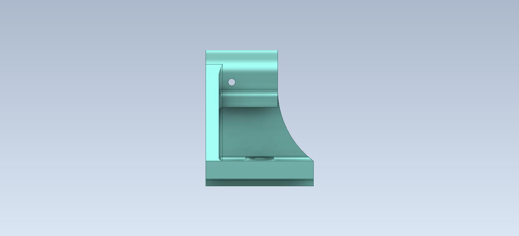 3D CAD基础练习_铣床尾架本体_ Fresador软件库_ Autodesk Inventor Pro