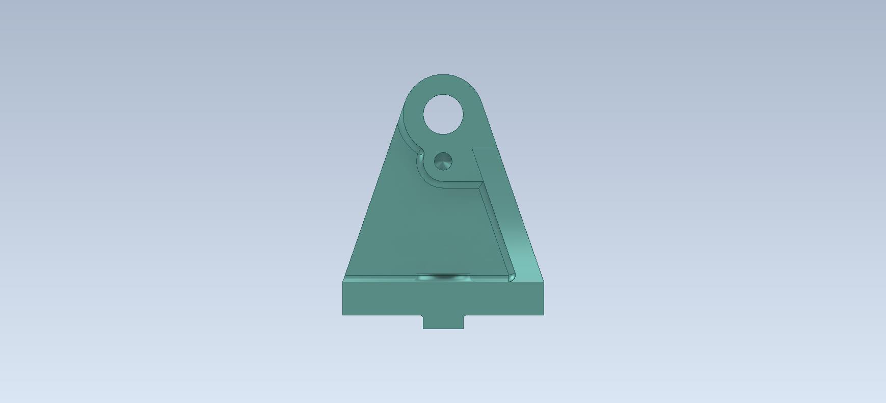 3D CAD基础练习_铣床尾架本体_ Fresador软件库_ Autodesk Inventor Pro
