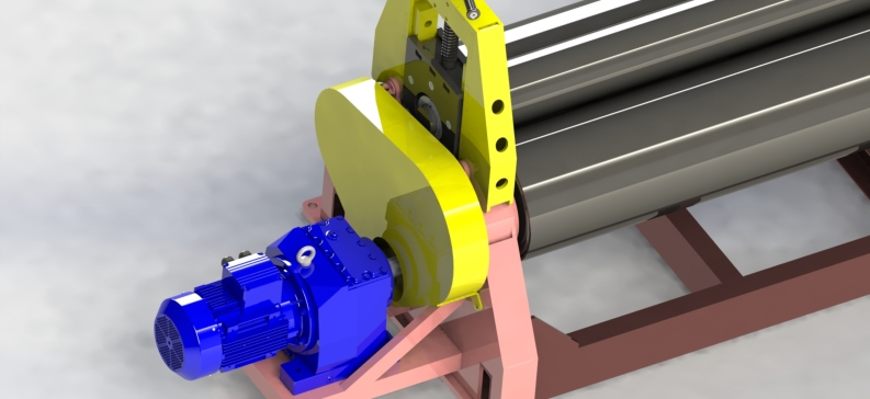 1800毫米圆柱形板金折弯机