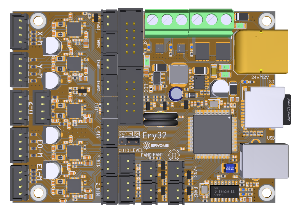 Ery32 3D控制器板