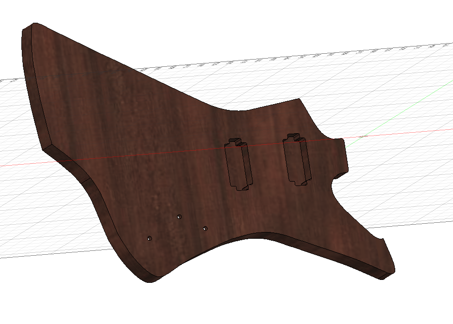 esp詹姆斯·赫菲尔德蛇形吉他琴身1.1