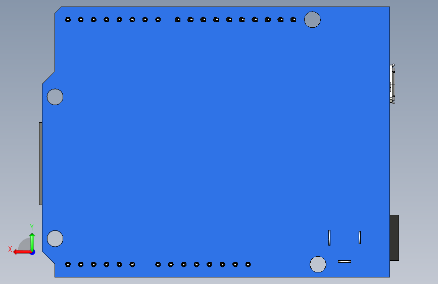 Wemos D1(尤其是8266) 背面视图