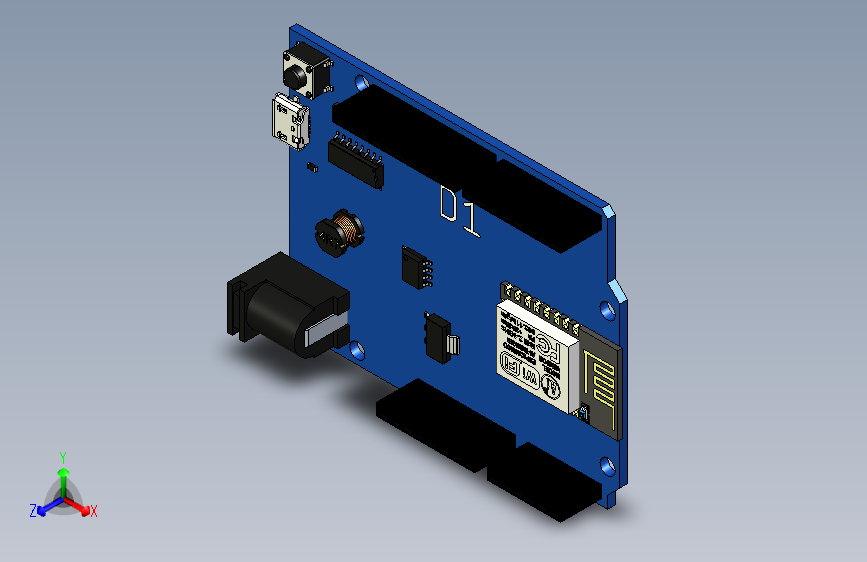Wemos D1(尤其是8266) 主视图
