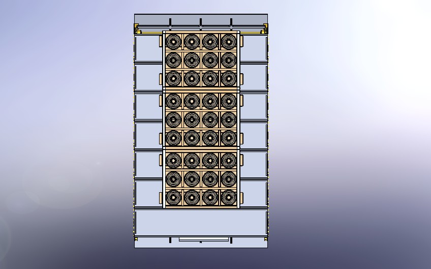 紧凑型模块上的酒瓶运输
