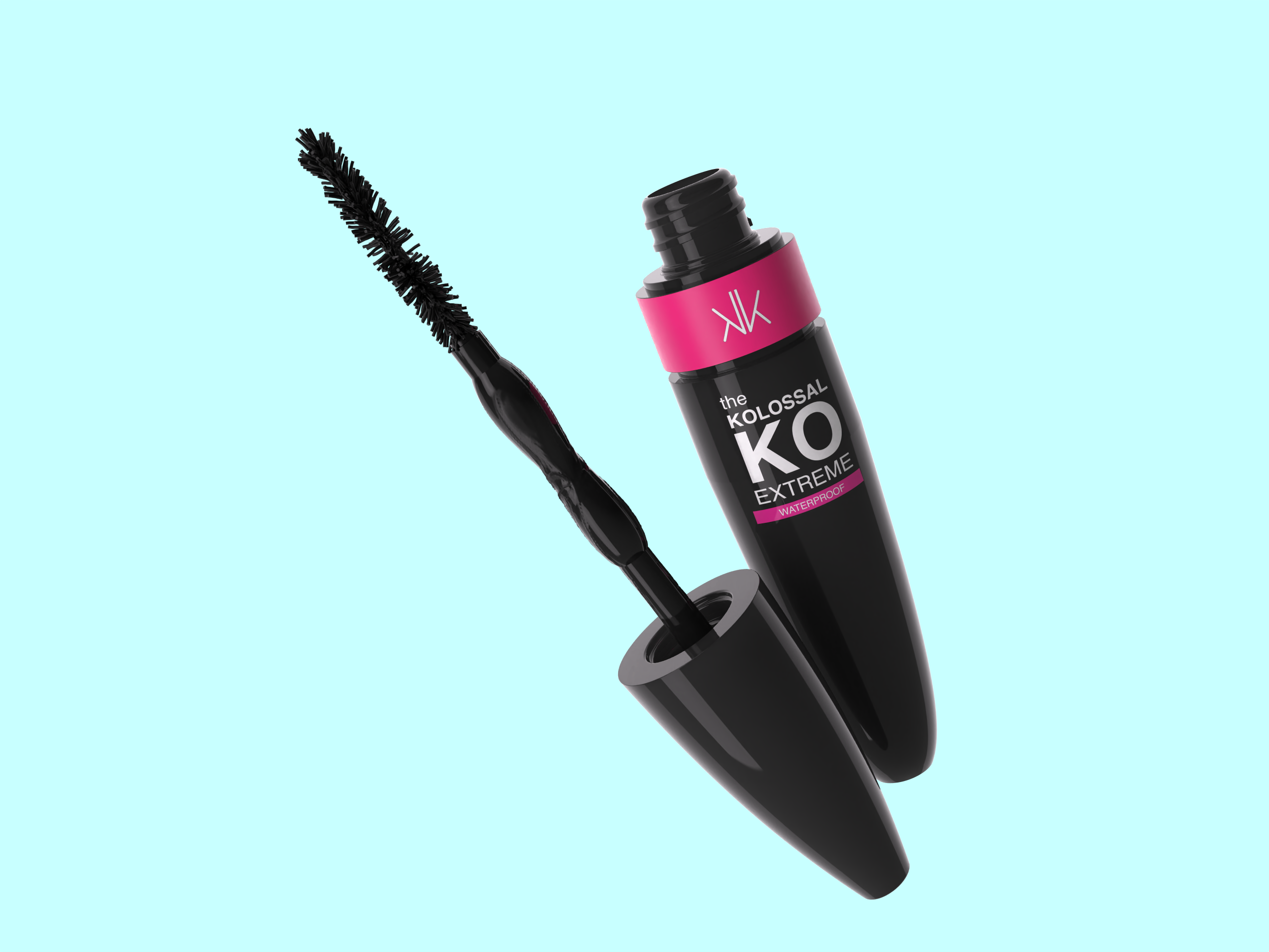 可重复使用的睫毛膏瓶塑料管