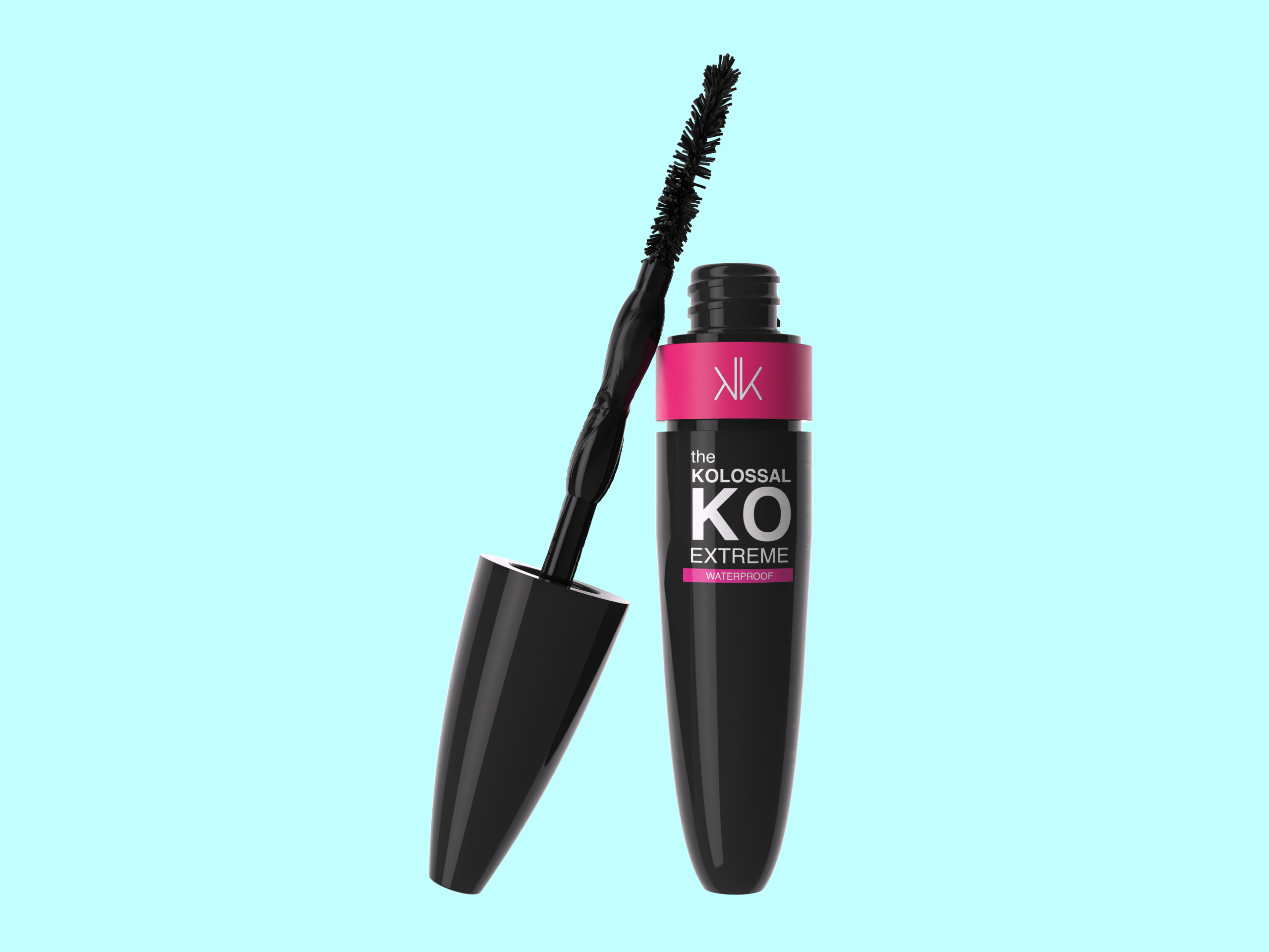 可重复使用的睫毛膏瓶塑料管