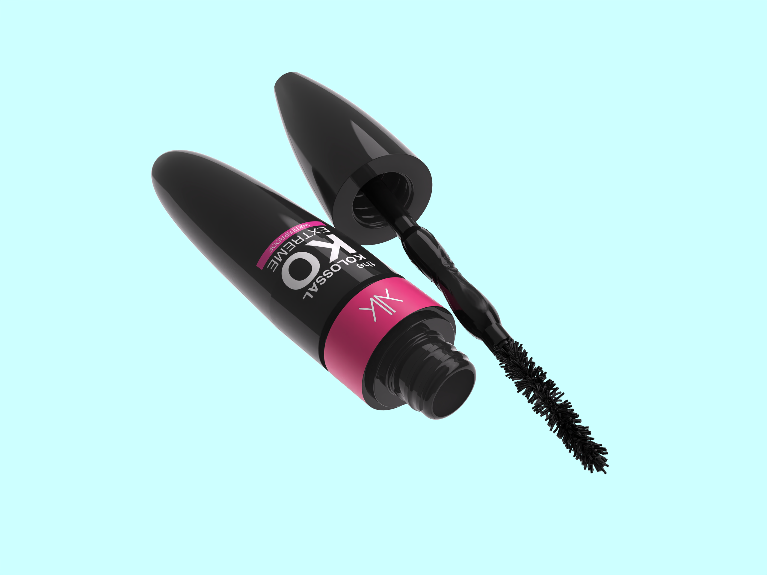 可重复使用的睫毛膏瓶塑料管